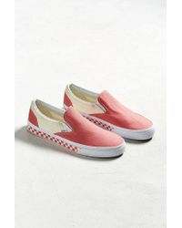 vans slip on sidewall checkerboard