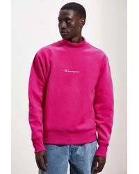 champion mock neck sweatshirt men's
