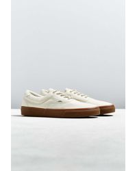 vans era gum sole white