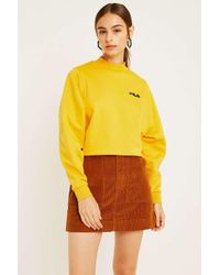 fila yellow sweatshirt women's