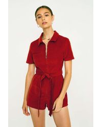 corduroy playsuit