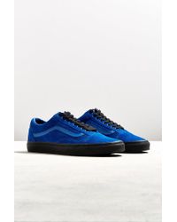 all blue suede vans