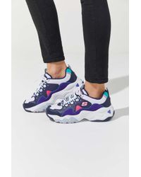 skechers d'lites 3 womens purple