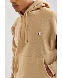 skarp Akademi Fremme Champion Reverse Weave Cotton Hoodie in Taupe Berry (Natural) for Men - Lyst