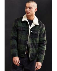 levis plaid trucker jacket