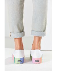 superga multicolor platform sneaker