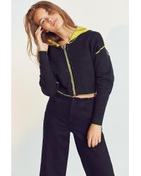 Silence + Noise Multicolor Reversible Dolman Sweater Hoodie