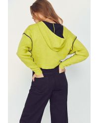 Silence + Noise Multicolor Reversible Dolman Sweater Hoodie