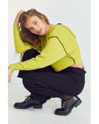 Silence + Noise Multicolor Reversible Dolman Sweater Hoodie