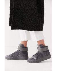 puma platform mid velour