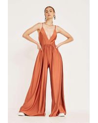 urban outfitters orange jumpsuit