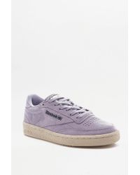 Reebok Club C85 Lilac Suede Trainers in 