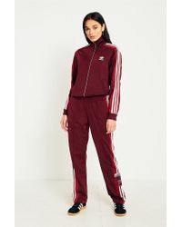 adidas originals maroon tracksuit