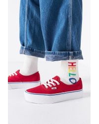 vans platform 2.0 red