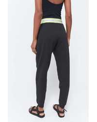 calvin klein neon logo band jogger pant