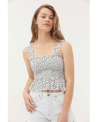urban outfitters peplum tank