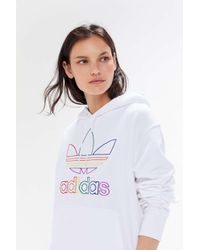 adidas hoodie rainbow