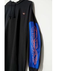 adidas Fakten Hoodie Sweatshirt Dress in Black - Lyst