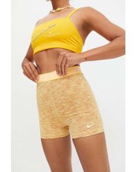 nike shorts women yellow