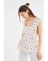 urban outfitters peplum tank