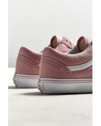 vans old skool pink suede sneaker