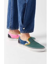 vans color block slip on