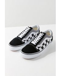 Vans Canvas Vans Mix Checkerboard Old Skool Sneaker in Black + White (Black)  - Lyst