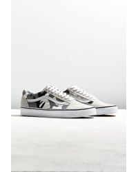 camo black and white vans