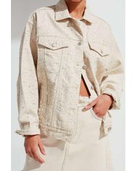 cream trucker jacket