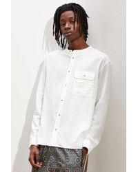collarless uo linen