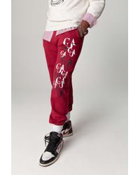 champion red sweatpants