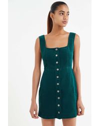 corduroy button down dress