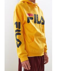 yellow fila sweater