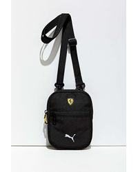 PUMA Puma Ferrari Fanwear Mini Portable Messenger Bag in Black for Men -  Lyst