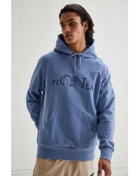 Fila Cotton X Bts Uo Exclusive On Hoodie Sweatshirt in Blue for 