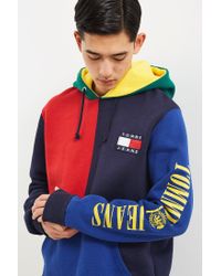 Tommy hilfiger 90s colorblock hoodie Clearance