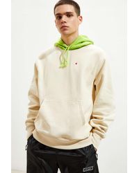 Champion uo exclusive colorblock nylon store hoodie sweatshirt