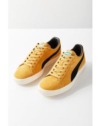 puma suede classic mustard