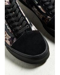 vans old skool floral velvet sneaker