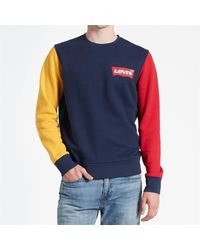 levis batwing crew sweatshirt