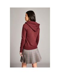 Jack Wills Red Ivy Raglan Zip Through