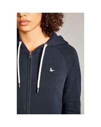 Jack Wills Blue Ivy Raglan Zip Through