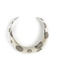 Anndra Neen - Metallic Polka Dot Choker - Lyst