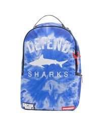 Sprayground Synthetic Defend Sharks - Shark Week 30th Anniversary Backpack in Blue for Men - Lyst