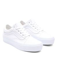 vans old skool plataforma mujer
