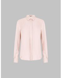 Varana Heavenly Silk Shirt - Pink