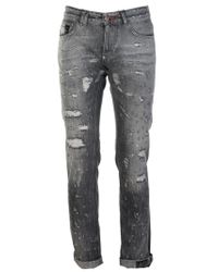 Philipp Plein - Gray Shotdenim for Men - Lyst