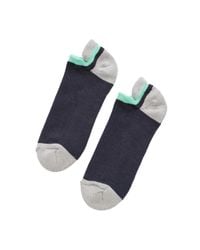 Velvet By Graham & Spencer Blue Cushioned No Show Sock By Little River Sock Mill for men