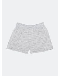 Druthers Organic Cotton Cubes Boxer Shorts - White