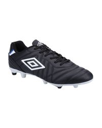 Umbro Speciali Liga Leather Soccer Cleats Shoes - Black